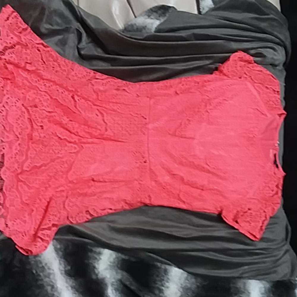Peach dress